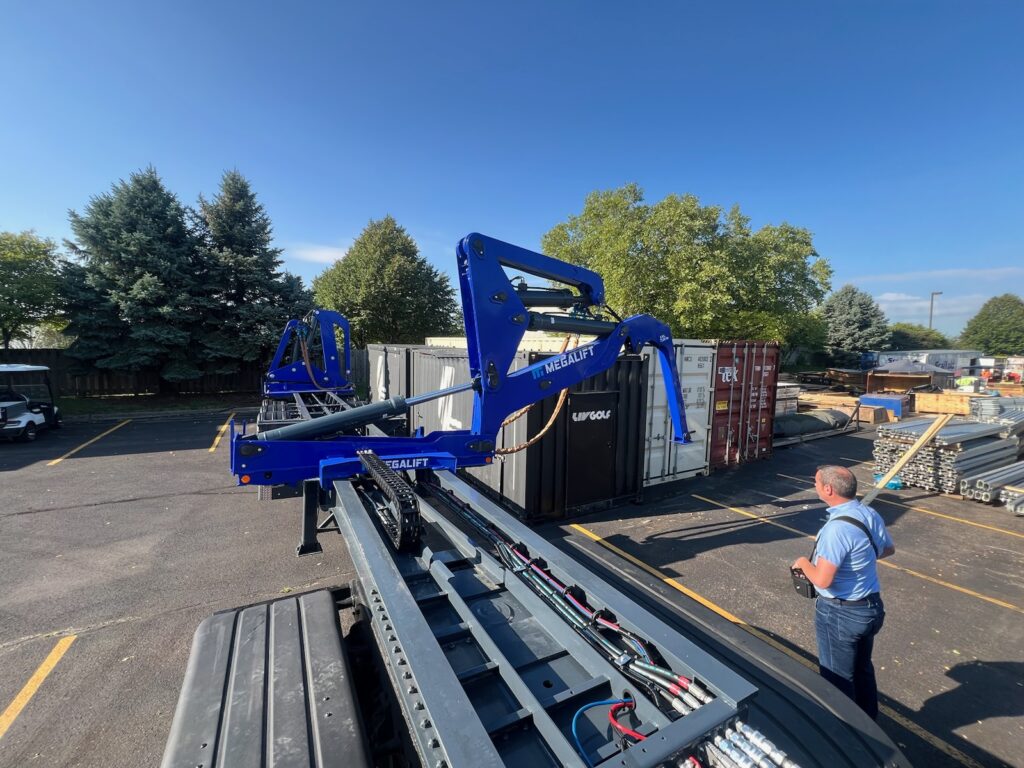 Easy Street Sideloader Container Transportation